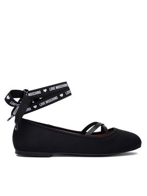 Balerinki na wiosnę Love Moschino ze sklepu: MODIVO w kategorii: Balerinki - zdjęcie WP-EBWP-BKLVO-LN0_0000306342903