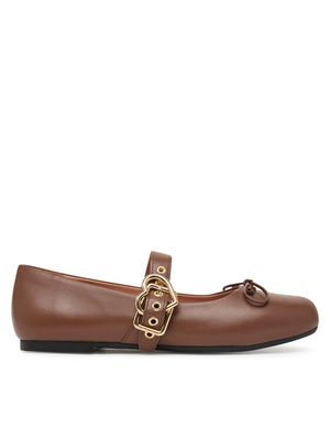 Balerinki wiosenne Love Moschino ze sklepu: MODIVO w kategorii: Balerinki - zdjęcie WP-EBWP-BKLVO-LN0_0000306342927