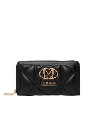 Portfel damski Love Moschino ze sklepu: MODIVO w kategorii: Portfele damskie - zdjęcie WP-EBWP-BKLVO-LN0_0000306356603