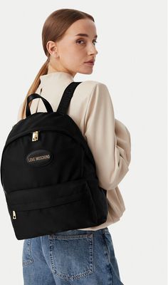 Plecak elegancki Love Moschino ze sklepu: MODIVO w kategorii: Plecaki - zdjęcie WP-EBWP-BKLVO-LN0_0000306357723
