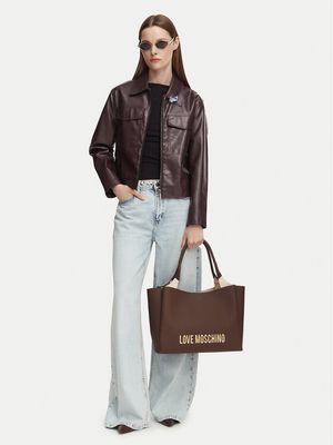 Love Moschino - Shopper bag elegancka ze sklepu: MODIVO w kategorii: Torby Shopper bag - zdjęcie WP-EBWP-BKLVO-LN0_0000306357907