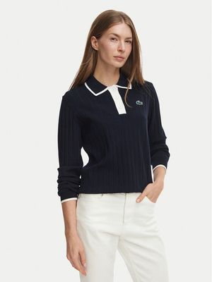Sweter damski casual Lacoste ze sklepu: MODIVO w kategorii: Swetry damskie - zdjęcie WP-EBWP-BKLVO-LN0_0000306358126