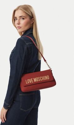 Listonoszka elegancka Love Moschino ze sklepu: MODIVO w kategorii: Listonoszki - zdjęcie WP-EBWP-BKLVO-LN0_0000306359598