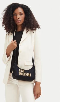 Listonoszka elegancka Love Moschino ze sklepu: MODIVO w kategorii: Listonoszki - zdjęcie WP-EBWP-BKLVO-LN0_0000306360204