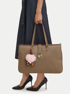 Shopper bag na wakacje elegancka Love Moschino ze sklepu: MODIVO w kategorii: Torby Shopper bag - zdjęcie WP-EBWP-BKLVO-LN0_0000306360389