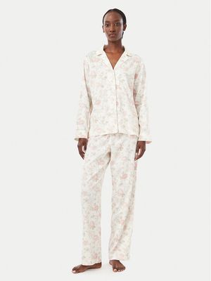 Piżama w nadruki casual LAUREN RALPH LAUREN ze sklepu: MODIVO w kategorii: Piżamy damskie - zdjęcie WP-EBWP-BKLVO-LN0_0000306367159