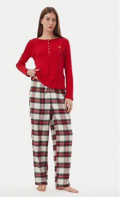 LAUREN RALPH LAUREN - Piżama w nadruki casual ze sklepu: MODIVO w kategorii: Piżamy damskie