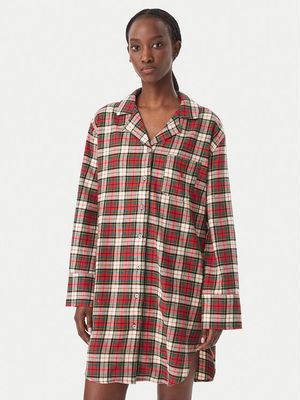 Koszula nocna z nadrukami Polo Ralph Lauren ze sklepu: MODIVO w kategorii: Koszule nocne - zdjęcie WP-EBWP-BKLVO-LN0_0000306367531