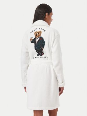 Szlafrok damski casualowy Polo Ralph Lauren ze sklepu: MODIVO w kategorii: Szlafroki damskie - zdjęcie WP-EBWP-BKLVO-LN0_0000306367555