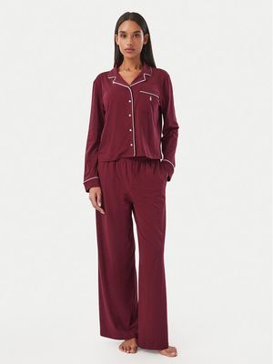 Piżama bez wzorów casualowa Polo Ralph Lauren ze sklepu: MODIVO w kategorii: Piżamy damskie - zdjęcie WP-EBWP-BKLVO-LN0_0000306367586