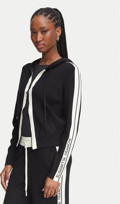 Elisabetta Franchi - Bluza damska jesienna ze sklepu: MODIVO w kategorii: Bluzy damskie - zdjęcie WP-EBWP-BKLVO-LN0_0000306384125