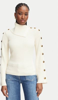 Sweter damski zimowy casualowy Elisabetta Franchi ze sklepu: MODIVO w kategorii: Swetry damskie - zdjęcie WP-EBWP-BKLVO-LN0_0000306384163