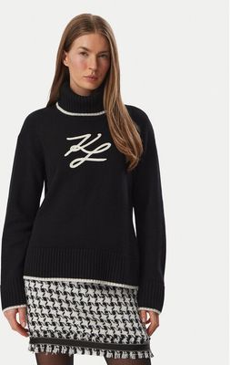 Sweter damski na zimę Karl Lagerfeld ze sklepu: MODIVO w kategorii: Swetry damskie - zdjęcie WP-EBWP-BKLVO-LN0_0000306415720