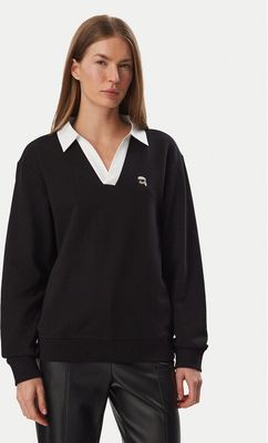 Bluza damska casual Karl Lagerfeld ze sklepu: MODIVO w kategorii: Bluzy damskie - zdjęcie WP-EBWP-BKLVO-LN0_0000306415782