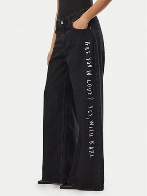 Karl Lagerfeld Jeans - Jeansy damskie w miejskim stylu ze sklepu: MODIVO w kategorii: Jeansy damskie - zdjęcie WP-EBWP-BKLVO-LN0_0000306415898