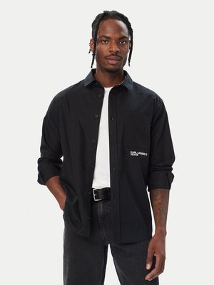 Koszula męska z klasycznym kołnierzykiem Karl Lagerfeld Jeans ze sklepu: MODIVO w kategorii: Koszule męskie - zdjęcie WP-EBWP-BKLVO-LN0_0000306416994