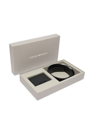 Emporio Armani - Pasek ze sklepu: MODIVO w kategorii: Paski męskie - zdjęcie WP-EBWP-BKLVO-LN0_0000306429550