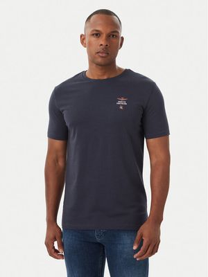 T-shirt męski casual Aeronautica Militare ze sklepu: MODIVO w kategorii: T-shirty męskie - zdjęcie WP-EBWP-BKLVO-LN0_0000306445536