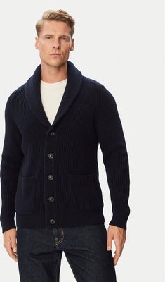 Sweter męski casual Gant ze sklepu: MODIVO w kategorii: Swetry męskie - zdjęcie WP-EBWP-BKLVO-LN0_0000306475953