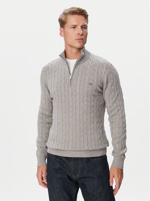 Sweter męski casual Gant ze sklepu: MODIVO w kategorii: Swetry męskie - zdjęcie WP-EBWP-BKLVO-LN0_0000306476066