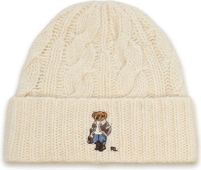 Czapka zimowa damska Polo Ralph Lauren ze sklepu: MODIVO w kategorii: Czapki zimowe damskie - zdjęcie WP-EBWP-BKLVO-LN0_0000306477148
