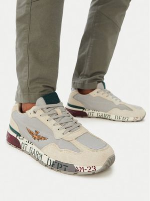 Aeronautica Militare - Buty sportowe męskie na wiosnę ze sklepu: MODIVO w kategorii: Buty sportowe męskie - zdjęcie WP-EBWP-BKLVO-LN0_0000306516076