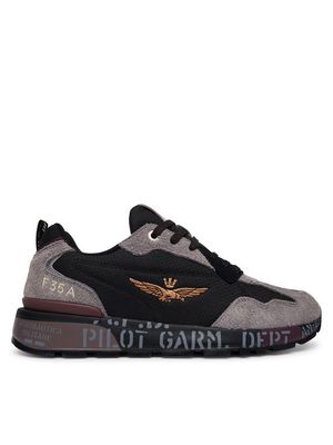 Buty sportowe męskie wiosenne na jesień Aeronautica Militare ze sklepu: MODIVO w kategorii: Buty sportowe męskie - zdjęcie WP-EBWP-BKLVO-LN0_0000306516106