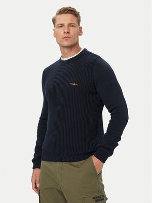 Sweter męski na zimę casual Aeronautica Militare ze sklepu: MODIVO w kategorii: Swetry męskie - zdjęcie WP-EBWP-BKLVO-LN0_0000306522794