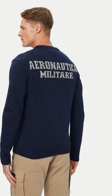Sweter męski na zimę Aeronautica Militare ze sklepu: MODIVO w kategorii: Swetry męskie - zdjęcie WP-EBWP-BKLVO-LN0_0000306523043