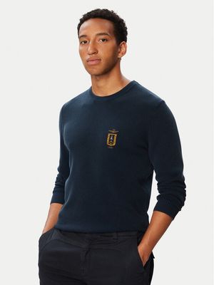 Sweter męski casualowy Aeronautica Militare ze sklepu: MODIVO w kategorii: Swetry męskie - zdjęcie WP-EBWP-BKLVO-LN0_0000306523227