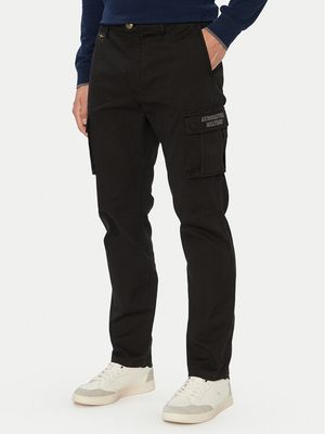 Spodnie męskie casual Aeronautica Militare ze sklepu: MODIVO w kategorii: Spodnie męskie - zdjęcie WP-EBWP-BKLVO-LN0_0000306523340
