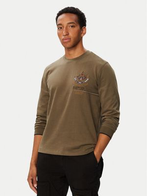 T-shirt męski jesienny Aeronautica Militare ze sklepu: MODIVO w kategorii: T-shirty męskie - zdjęcie WP-EBWP-BKLVO-LN0_0000306523685