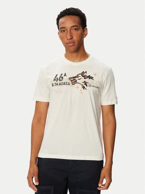 T-shirt męski na wiosnę Aeronautica Militare ze sklepu: MODIVO w kategorii: T-shirty męskie - zdjęcie WP-EBWP-BKLVO-LN0_0000306523722