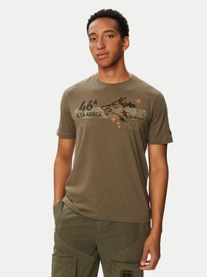 Aeronautica Militare - T-shirt męski ze sklepu: MODIVO w kategorii: T-shirty męskie - zdjęcie WP-EBWP-BKLVO-LN0_0000306523746