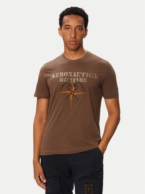 T-shirt męski młodzieżowy wiosenny Aeronautica Militare ze sklepu: MODIVO w kategorii: T-shirty męskie - zdjęcie WP-EBWP-BKLVO-LN0_0000306523784