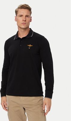 Aeronautica Militare - T-shirt męski jesienny ze sklepu: MODIVO w kategorii: T-shirty męskie - zdjęcie WP-EBWP-BKLVO-LN0_0000306524170
