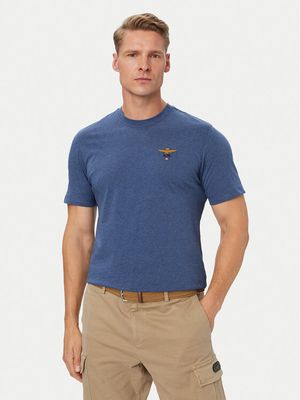 T-shirt męski casual na wiosnę Aeronautica Militare ze sklepu: MODIVO w kategorii: T-shirty męskie - zdjęcie WP-EBWP-BKLVO-LN0_0000306524347