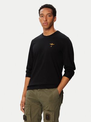 T-shirt męski casual Aeronautica Militare ze sklepu: MODIVO w kategorii: T-shirty męskie - zdjęcie WP-EBWP-BKLVO-LN0_0000306524378