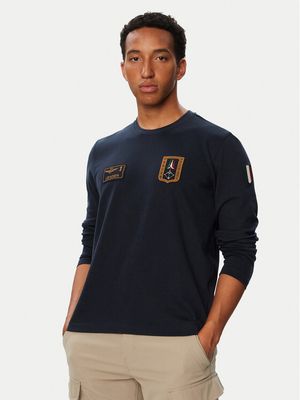 T-shirt męski na wiosnę na jesień Aeronautica Militare ze sklepu: MODIVO w kategorii: T-shirty męskie - zdjęcie WP-EBWP-BKLVO-LN0_0000306524446