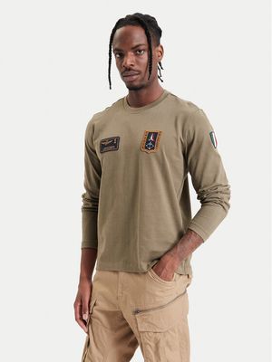 T-shirt męski na wiosnę Aeronautica Militare ze sklepu: MODIVO w kategorii: T-shirty męskie - zdjęcie WP-EBWP-BKLVO-LN0_0000306524453