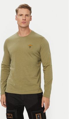 T-shirt męski jesienny wiosenny Aeronautica Militare ze sklepu: MODIVO w kategorii: T-shirty męskie - zdjęcie WP-EBWP-BKLVO-LN0_0000306524477