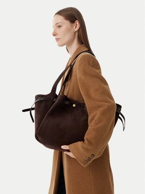 Shopper bag w stylu boho Tory Burch ze sklepu: MODIVO w kategorii: Torby Shopper bag - zdjęcie WP-EBWP-BKLVO-LN0_0000306527706