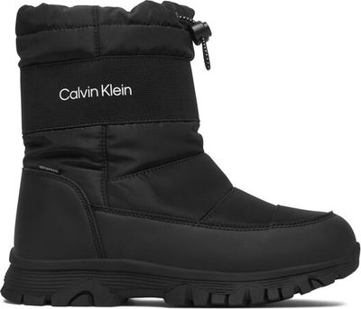 Buty zimowe dziecięce na rzepy Calvin Klein ze sklepu: MODIVO w kategorii: Buty zimowe dziecięce
