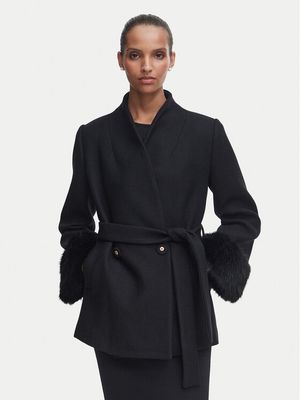 Płaszcz damski casual Rinascimento ze sklepu: MODIVO w kategorii: Płaszcze damskie - zdjęcie WP-EBWP-BKLVO-LN0_0000306598034