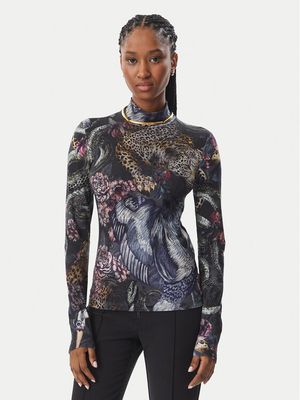Sweter damski na zimę Just Cavalli ze sklepu: MODIVO w kategorii: Swetry damskie - zdjęcie WP-EBWP-BKLVO-LN0_0000306617285