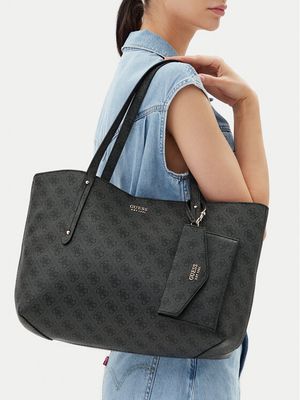 Shopper bag elegancka Guess ze sklepu: MODIVO w kategorii: Torby Shopper bag - zdjęcie WP-EBWP-BKLVO-LN0_0190231950042