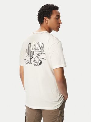 T-shirt męski w stylu młodzieżowym RVCA ze sklepu: MODIVO w kategorii: T-shirty męskie - zdjęcie WP-EBWP-BKLVO-LN0_2230084368422