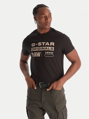 T-shirt męski młodzieżowy G-Star ze sklepu: MODIVO w kategorii: T-shirty męskie - zdjęcie WP-EBWP-BKLVO-LN0_2230095756201