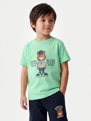 T-shirt chłopięce na lato BEVERLY HILLS POLO CLUB ze sklepu: MODIVO w kategorii: T-shirty chłopięce - zdjęcie WP-EBWP-BKLVO-LN0_2230100362885