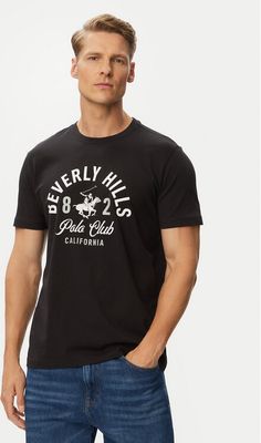 T-shirt męski BEVERLY HILLS POLO CLUB ze sklepu: MODIVO w kategorii: T-shirty męskie - zdjęcie WP-EBWP-BKLVO-LN0_2230100363547